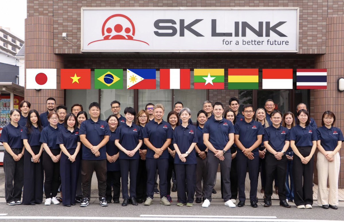 SK Linkのスタッフ集合写真